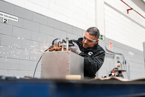 Man Working in Manufacturing